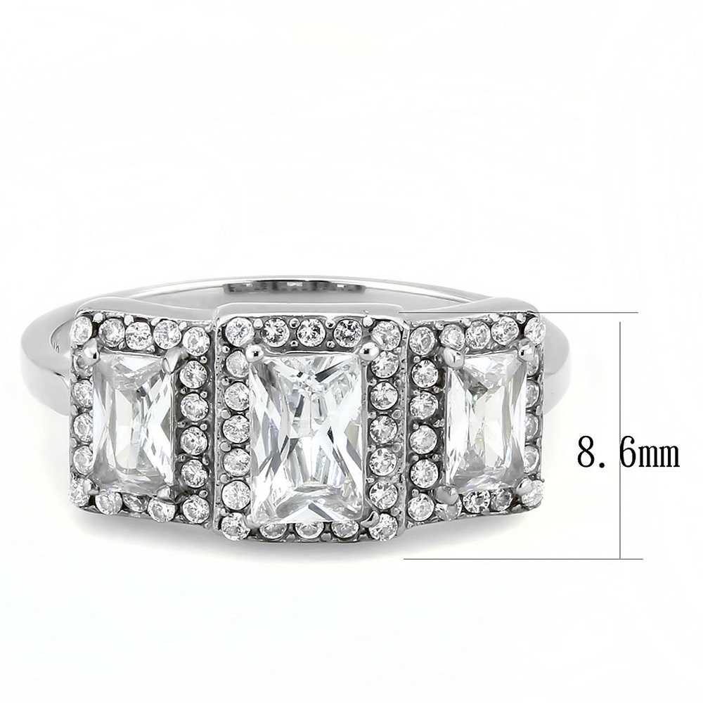 STAINLESS STEEL AAA GRADE CZ Ring - Picture 12 of 14